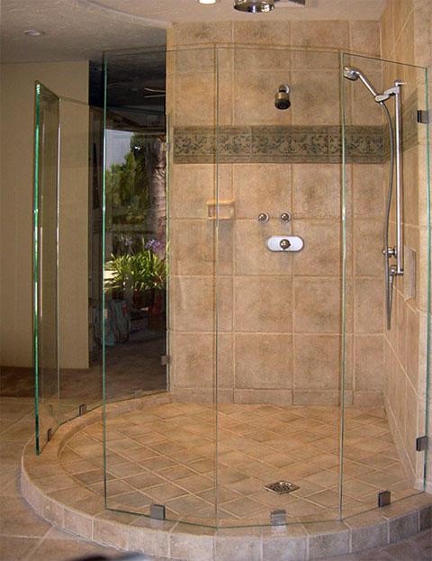 Shower Doors Glass Frameless. transparent shower glass