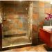 frameless shower glass