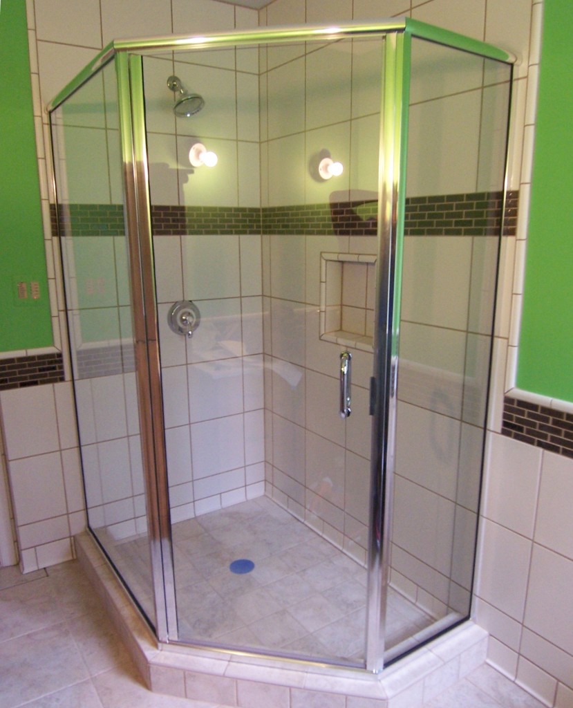 Framed and semi frameless shower enclosure