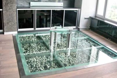 glass flooring