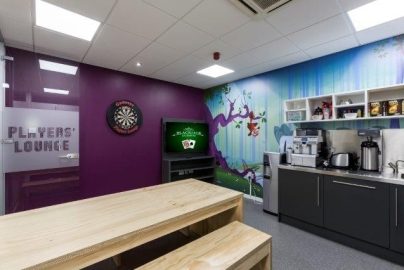 Break room Glass signage