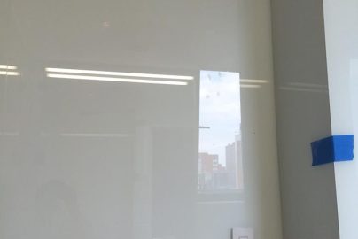 Glass bathroom Interior