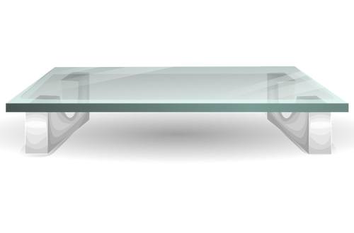 Glass table-top