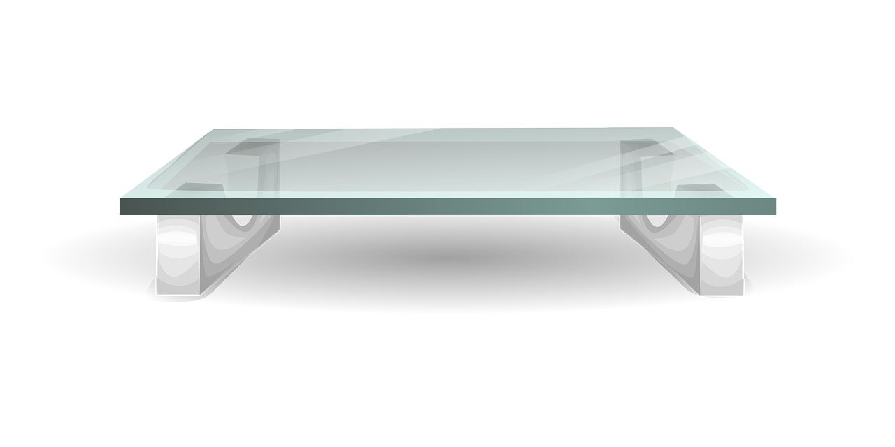 Glass table-top