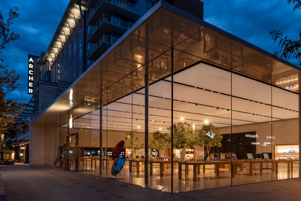 glass-facade and storefront