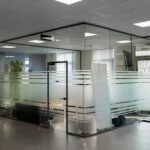 sandblasted glass