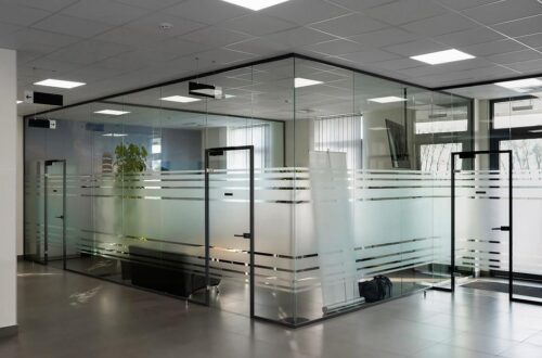 sandblasted glass