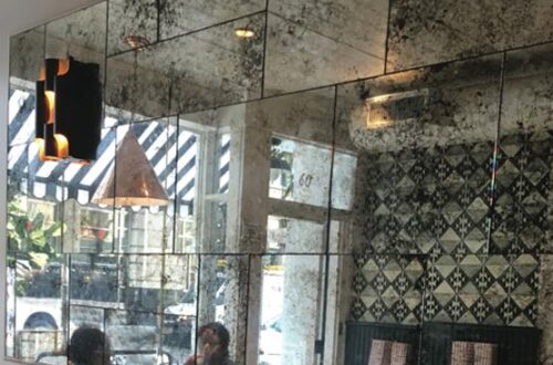 antiqued mirror