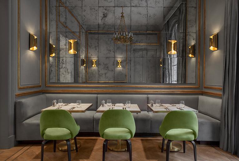 antique-mirror wall