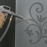glass sandblast